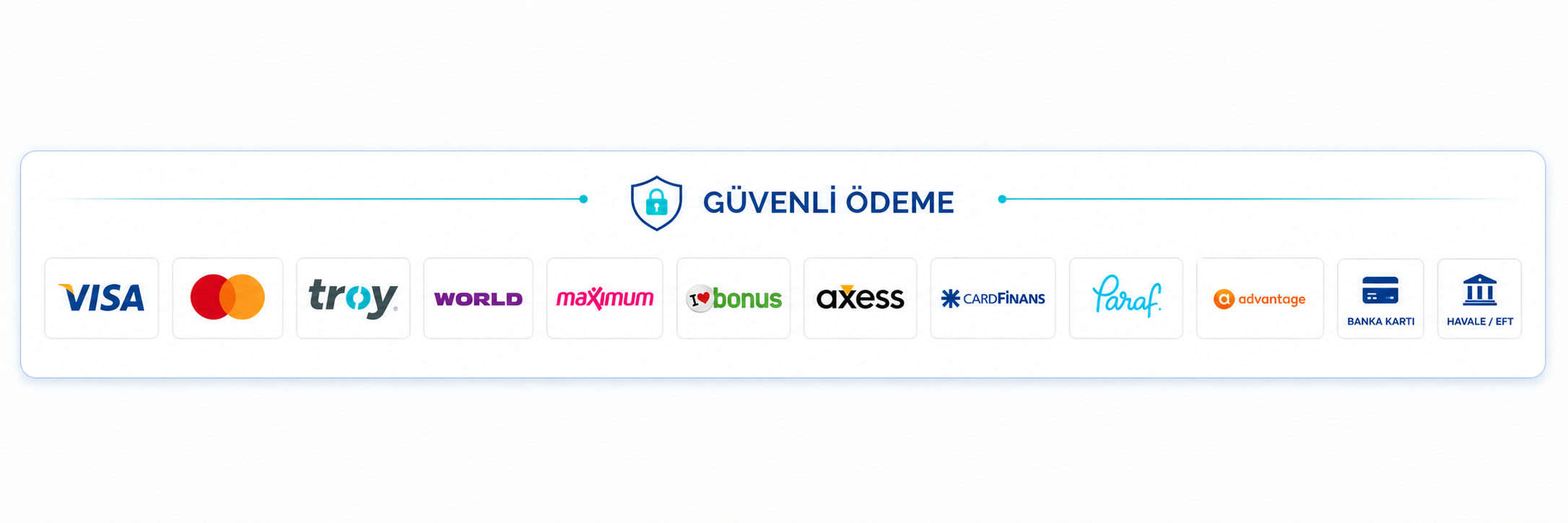 Güvenli ödeme yöntemleri